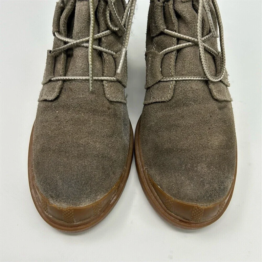Sorel Toronto Lace Wedge Waterproof Light Brown Ankle Boots Womens US 8.5